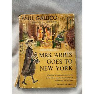 Mrs. 'Arris Goes to New York by Paul Gallico  dated 1960 HC DJ First Edition